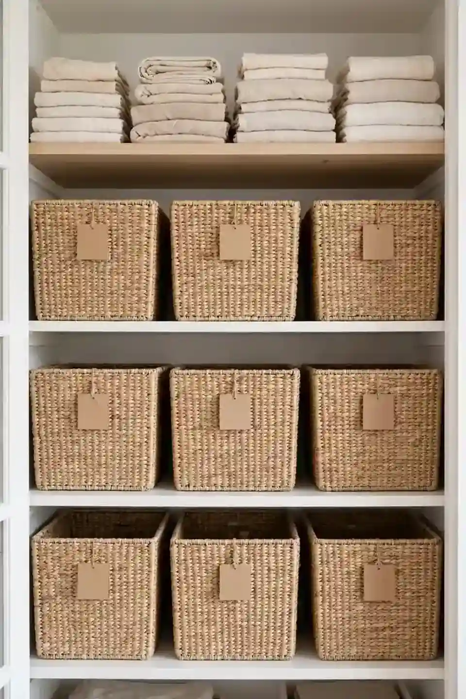 Labelled Storage Bins
