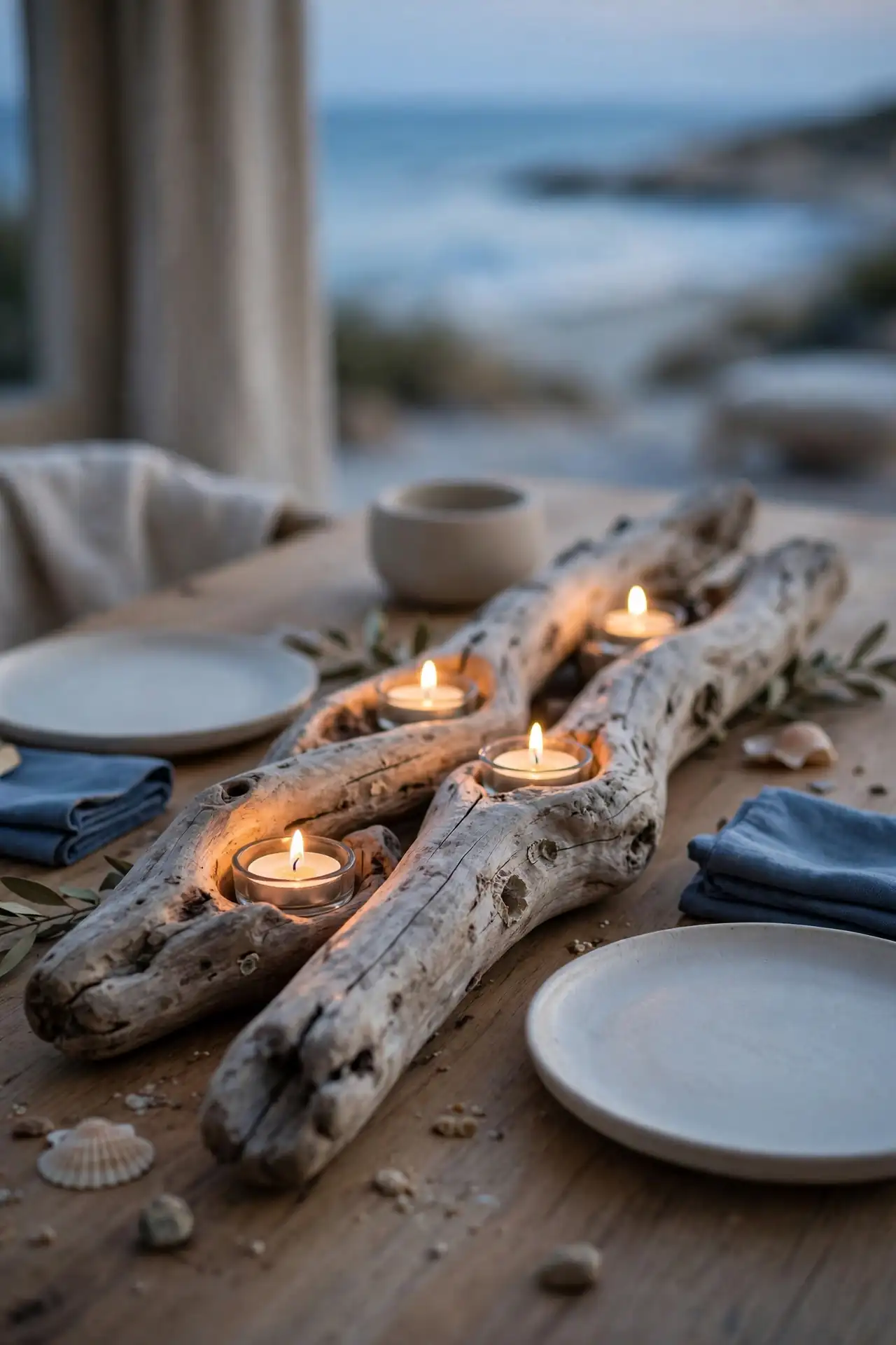 Rope Tied Napkin Rings