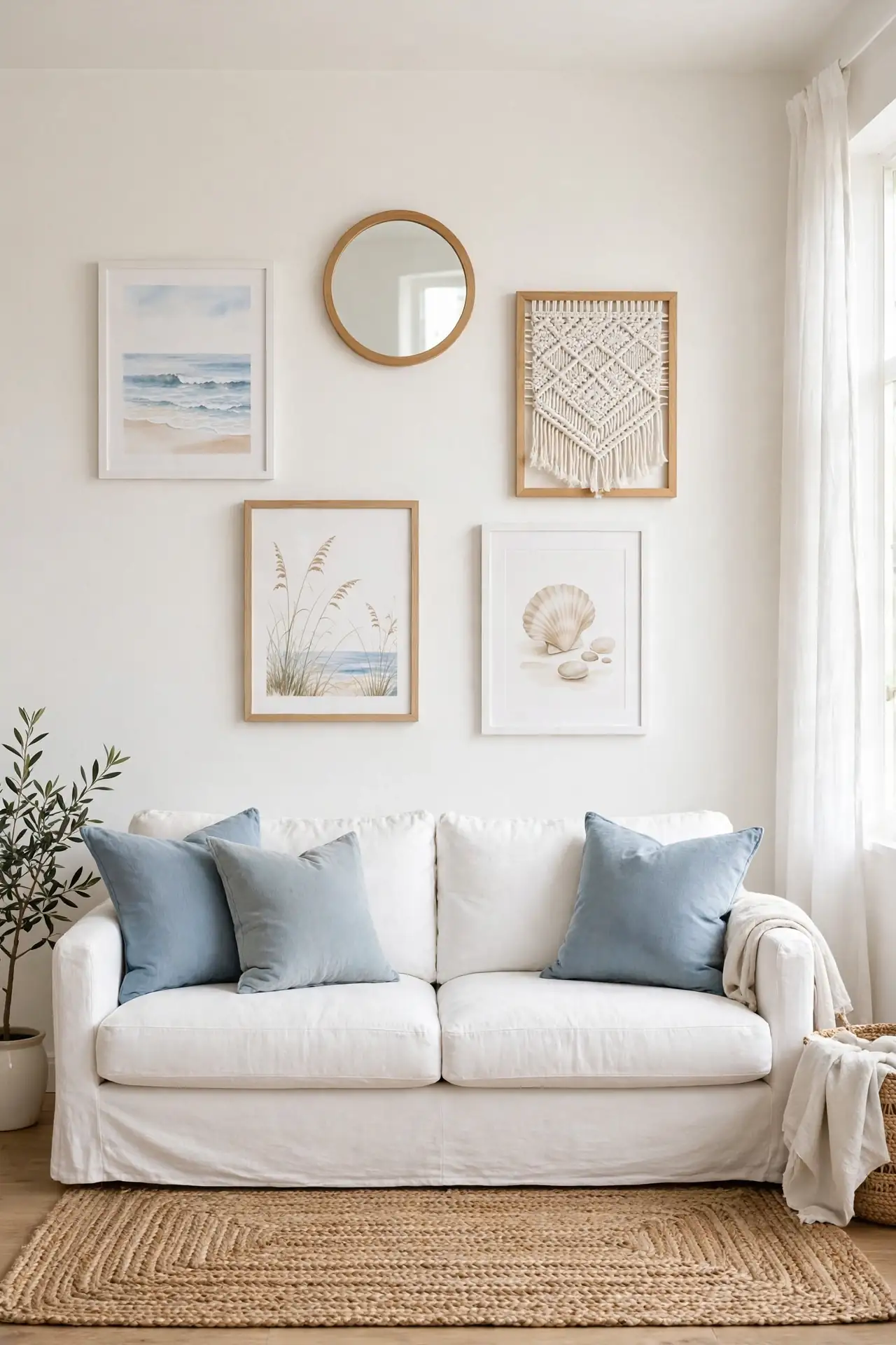 Coastal Gallery Wall