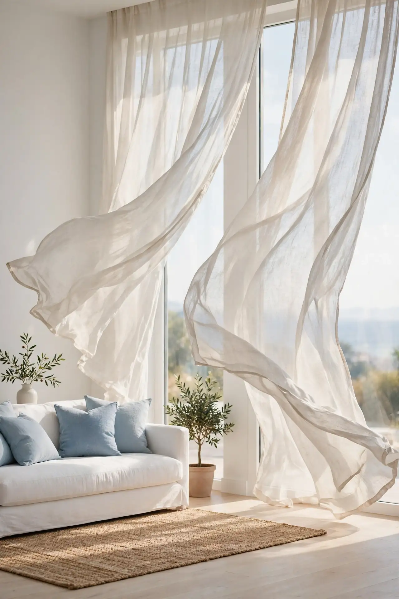 Sheer Linen Curtains