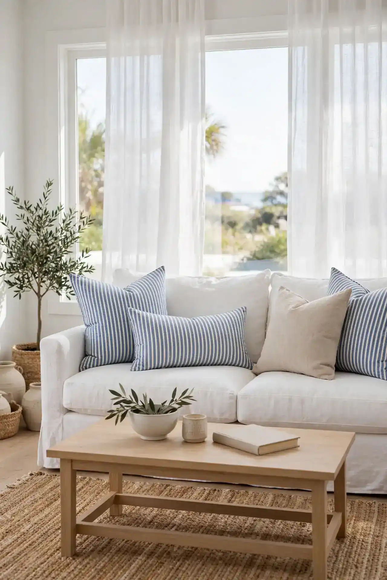 Striped Ticking Pillows
