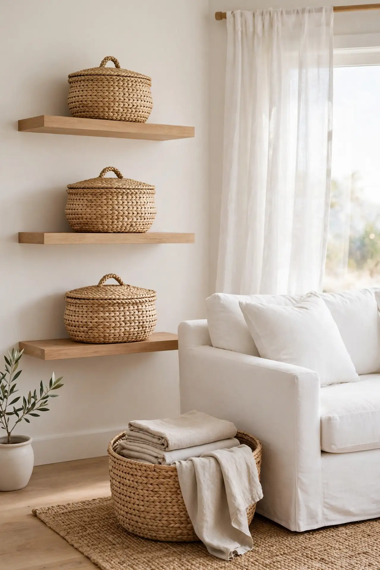 Woven Basket Storage