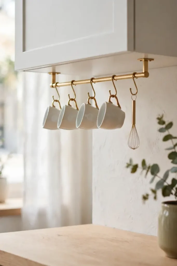 Brass Hook Rails