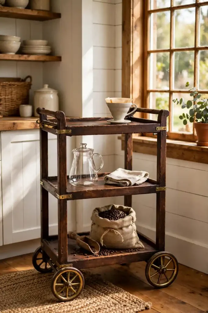 Farmhouse Cart Station