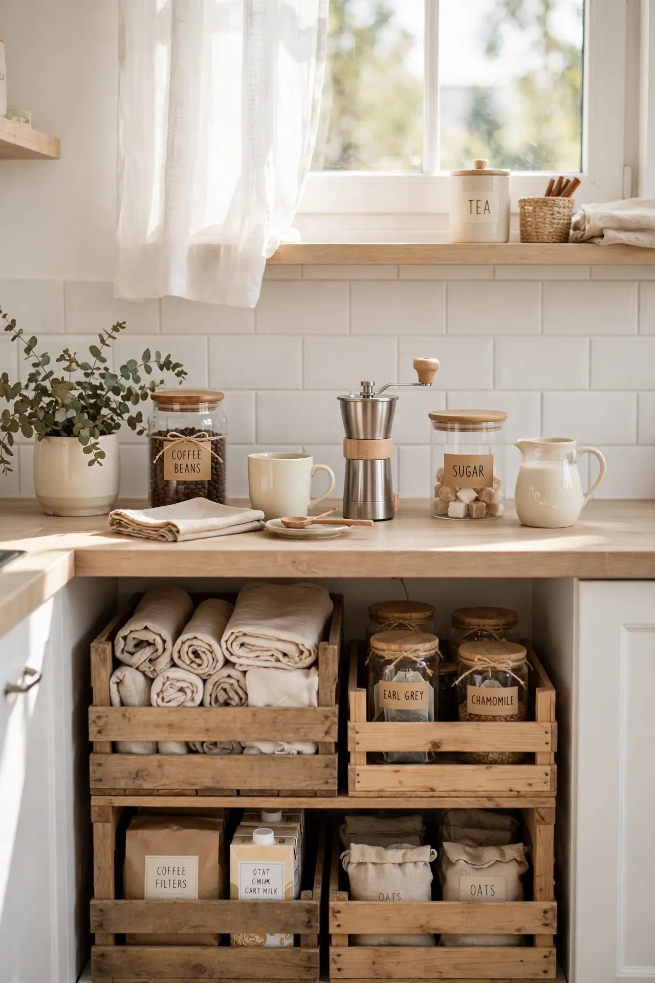 Wooden Crate Storage