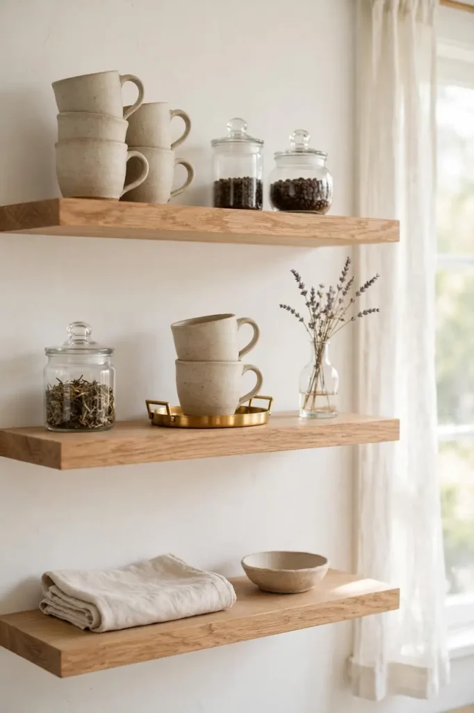 Open Shelf Styling