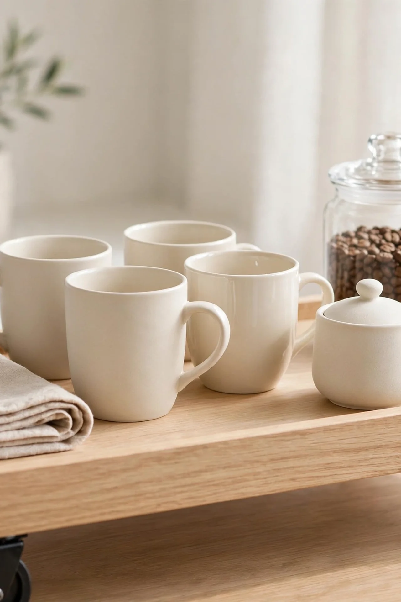 Cream Ceramic Set