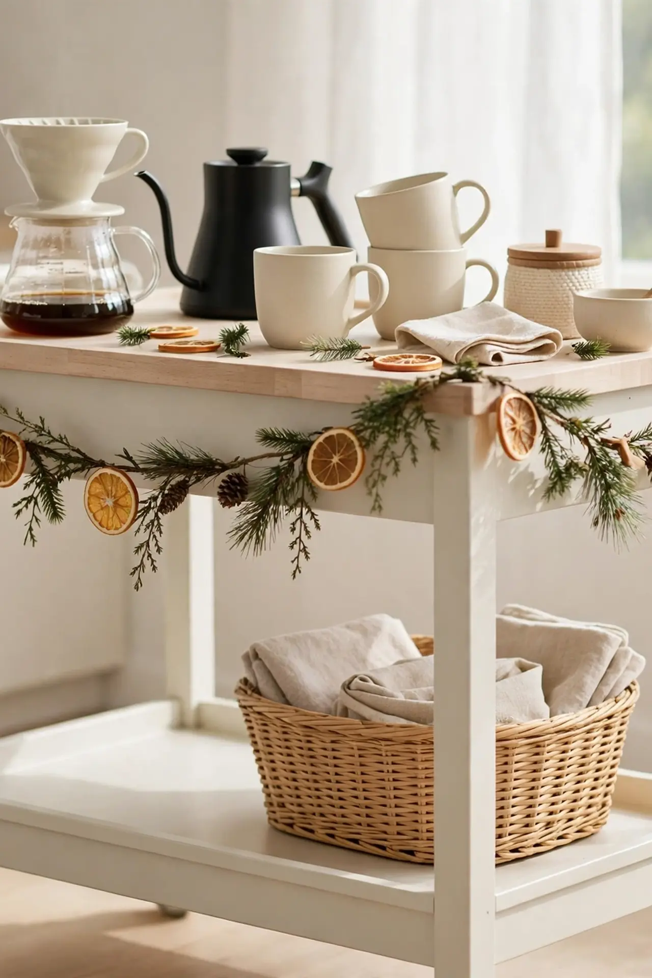 Seasonal Garland Cart