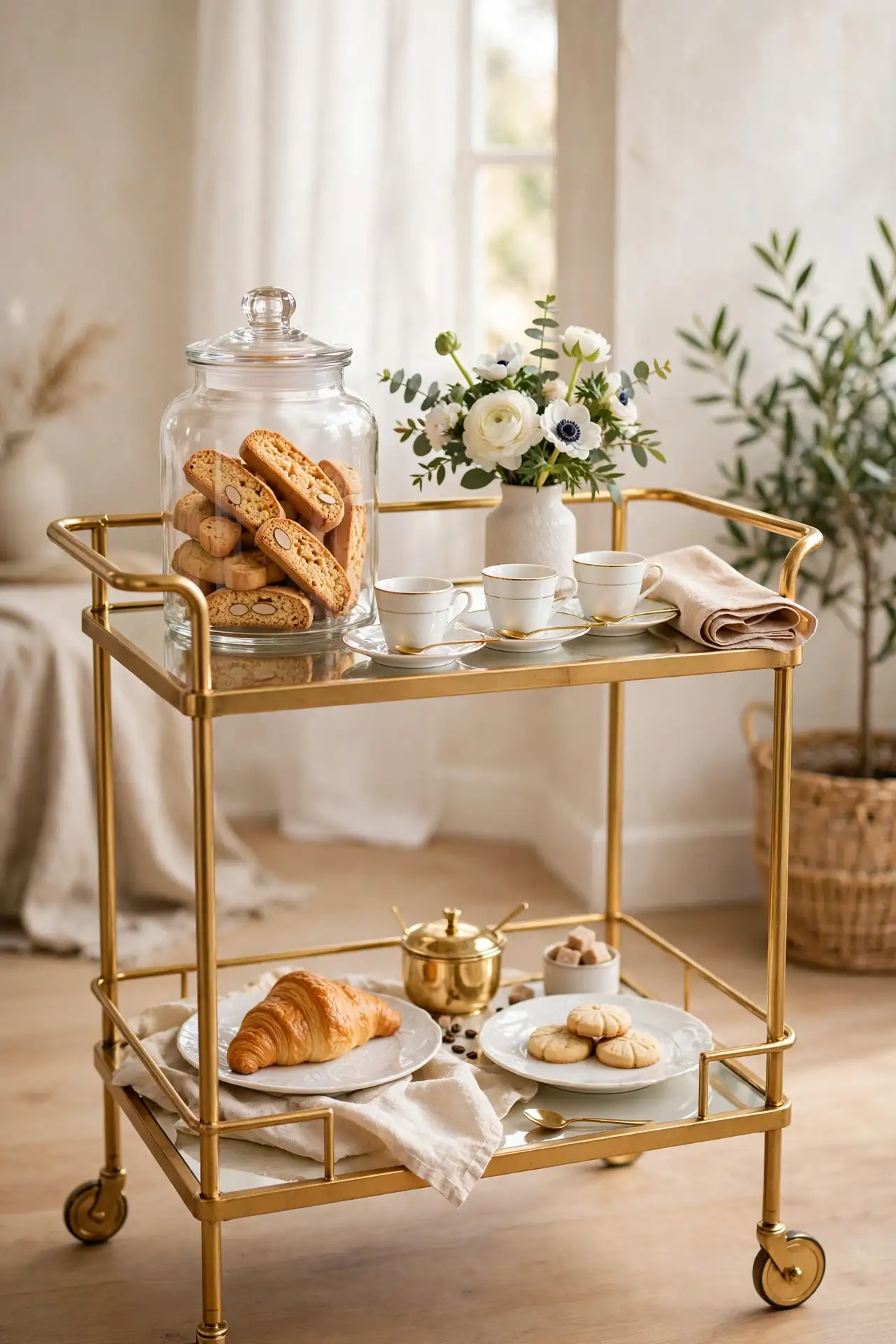 Entertaining Coffee Cart
