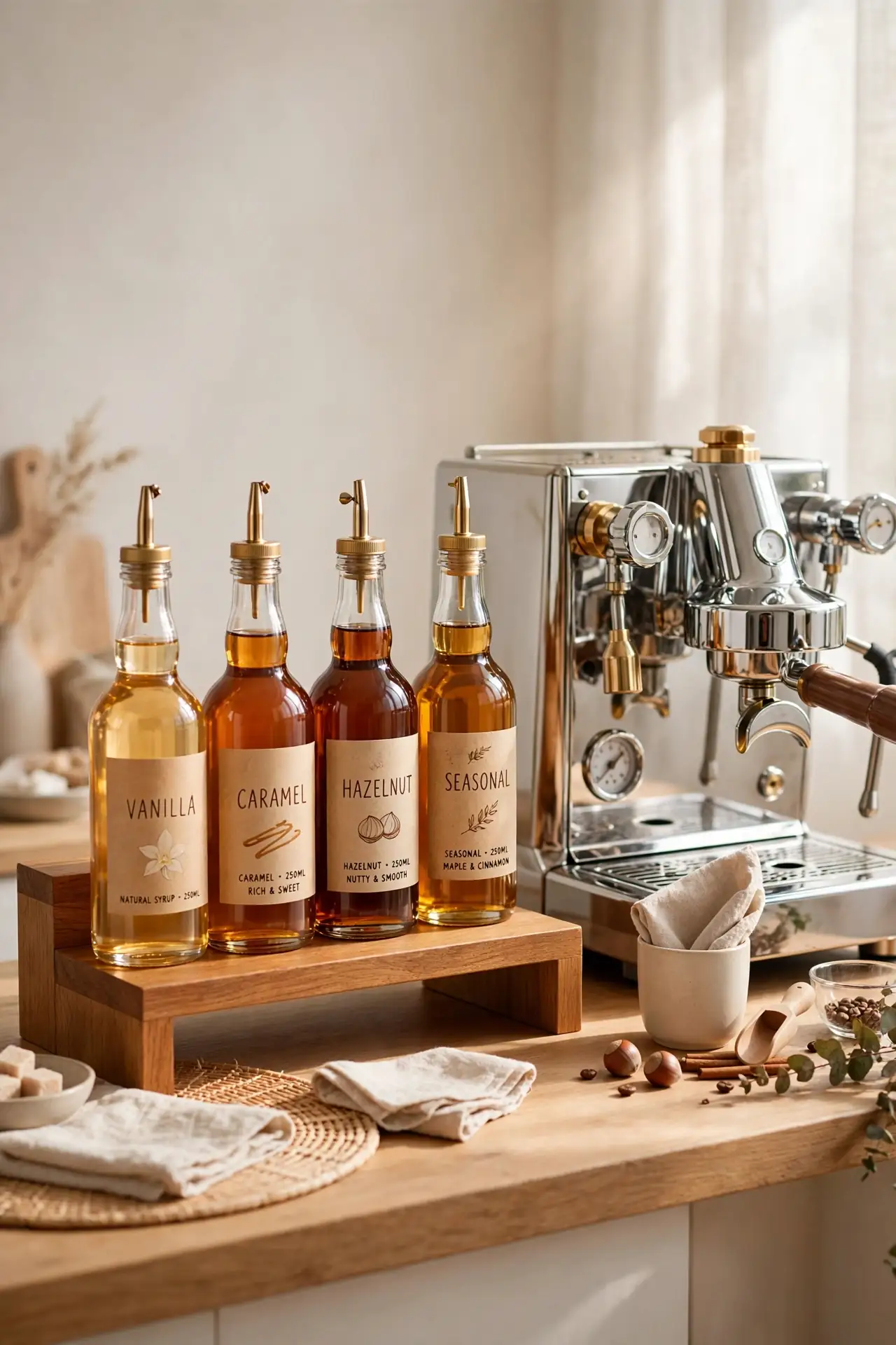 Syrup and Flavor Bar