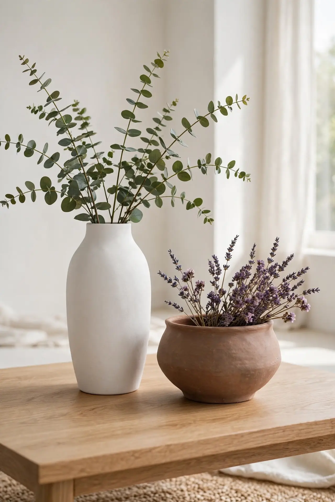 Sculptural Vase Pair