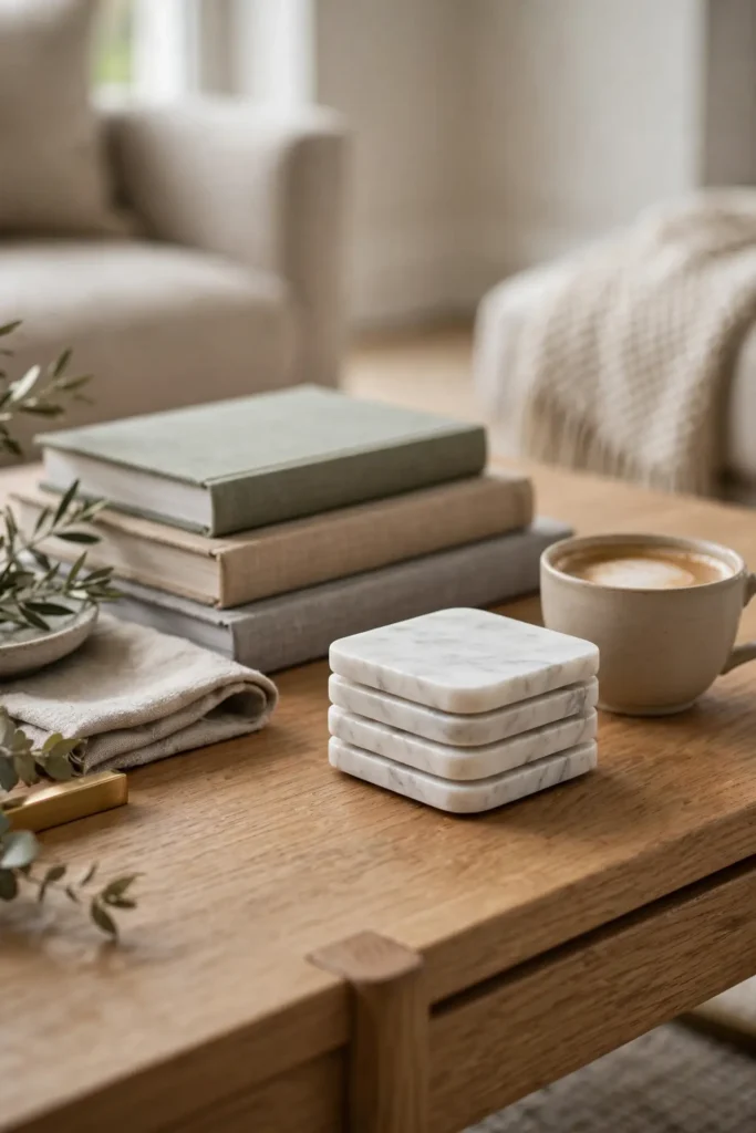 Stone Coaster Set
