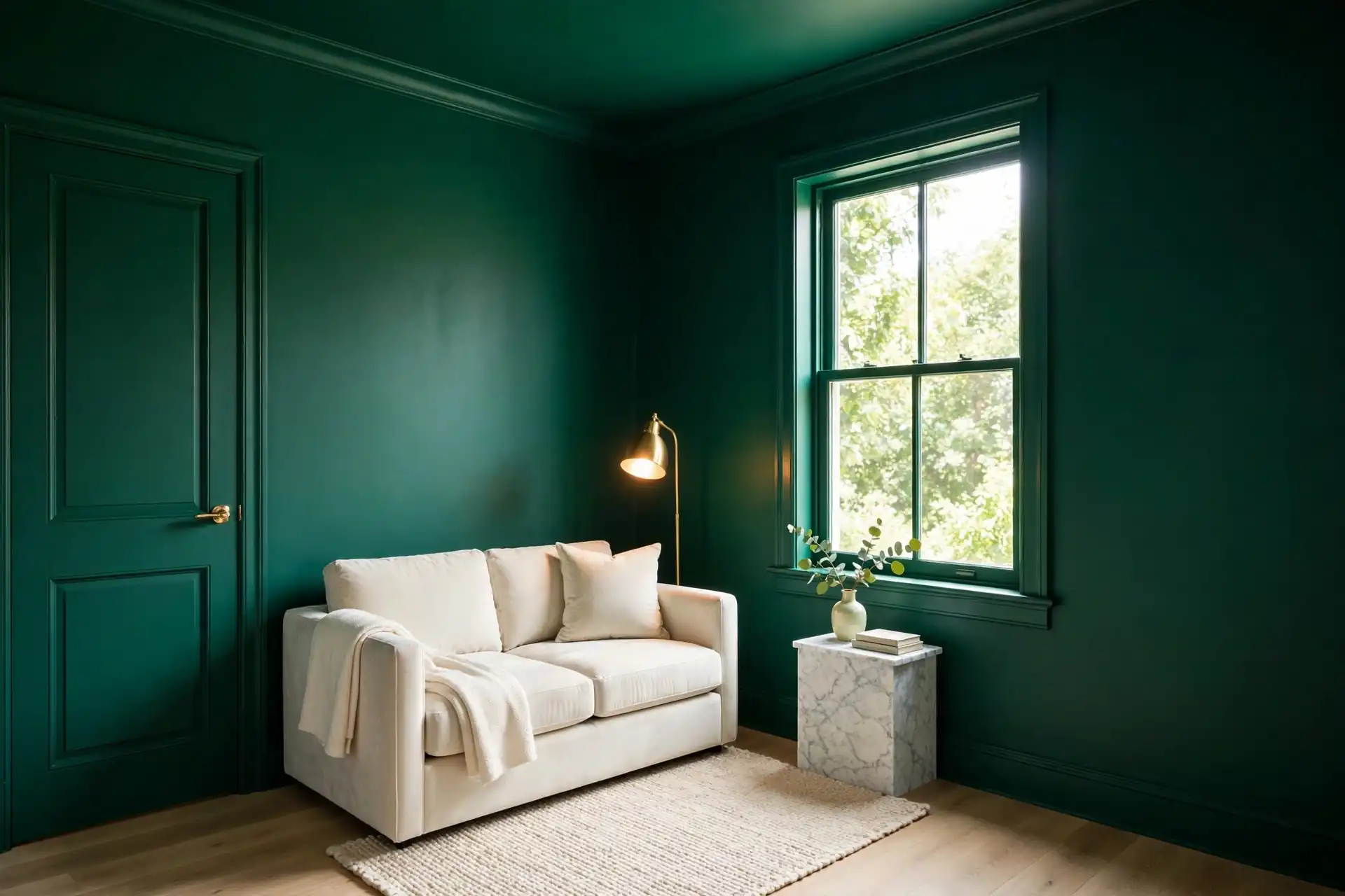 color drenching ideas for small rooms
