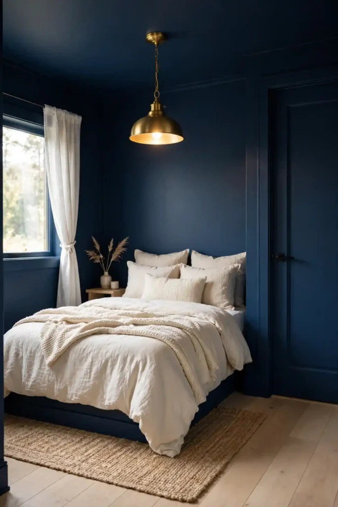 Moody Navy Bed Nook