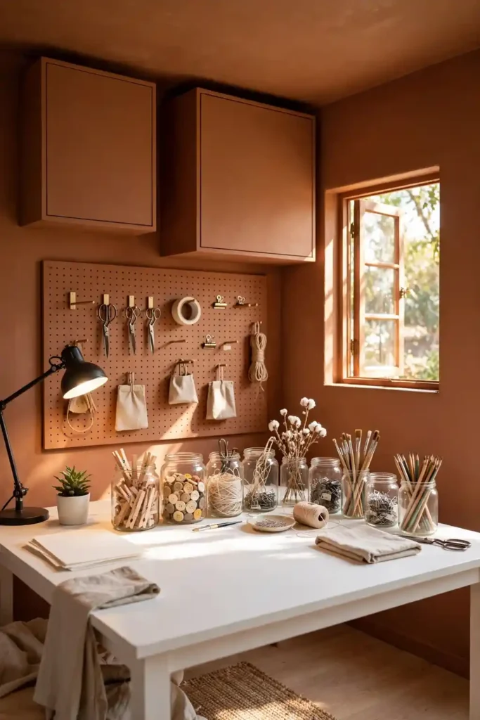 Warm Clay Craft Space