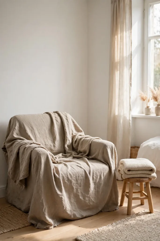 Linen Slipcover Chair