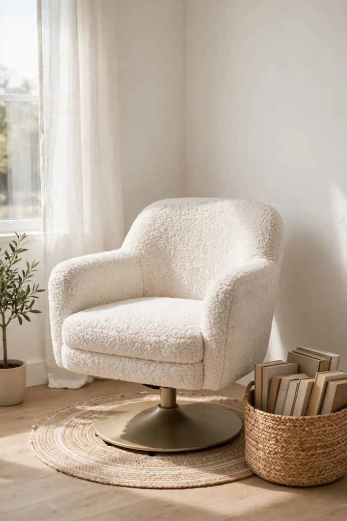 Sherpa Swivel Chair