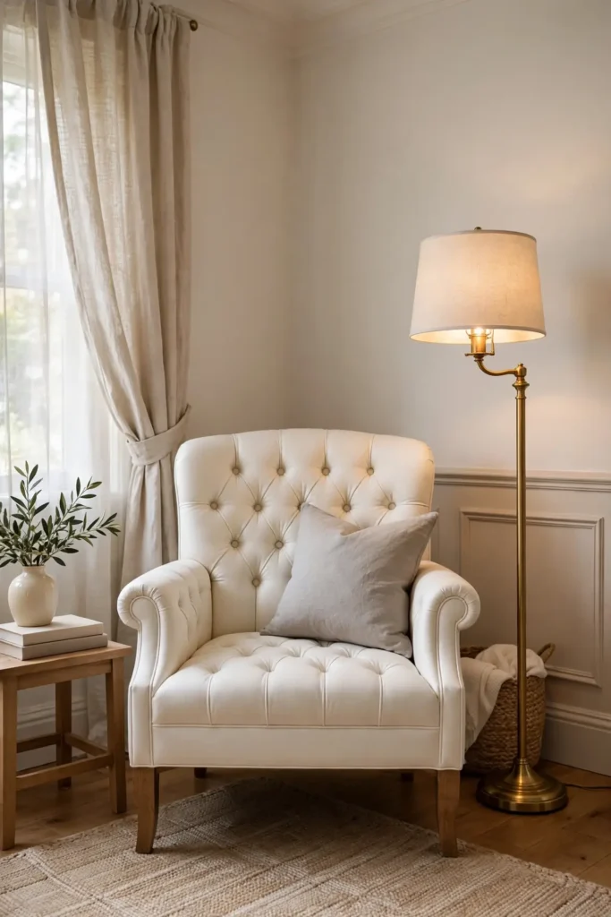 Tufted Reading Chair