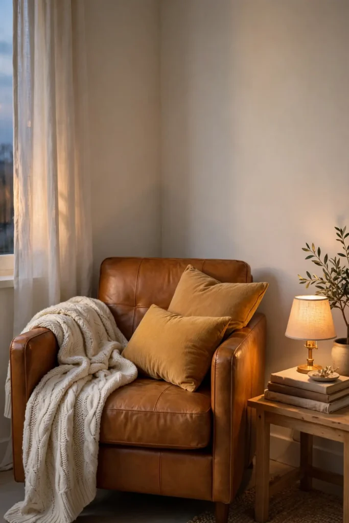 Warm comfy reading chair ideas for small spaces