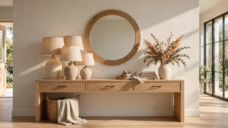 console table decor