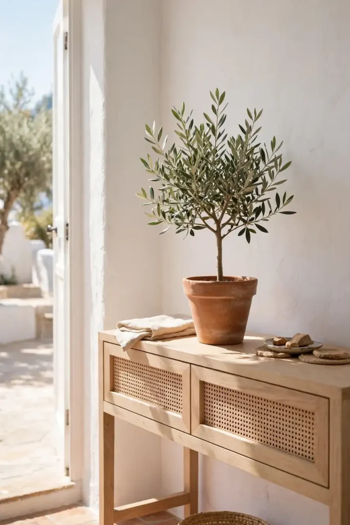 Potted Olive Tree