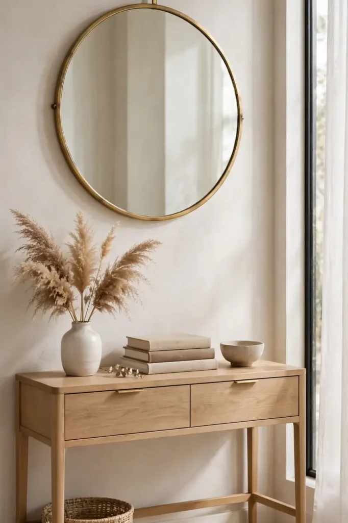 Round Mirror Backdrop
