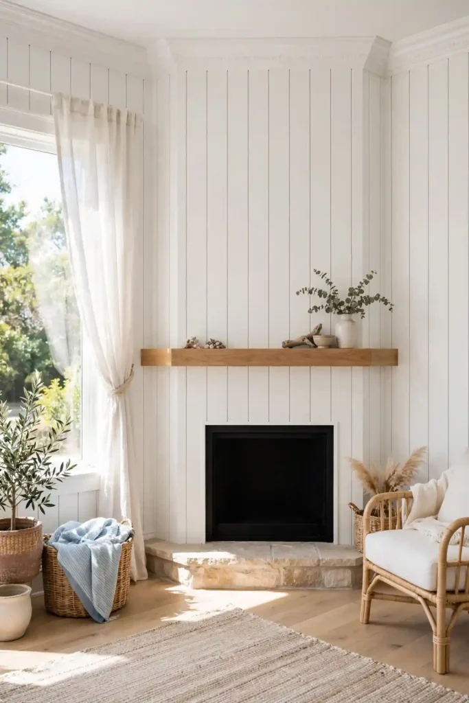 Shiplap Corner Wall