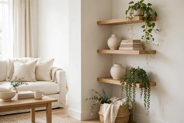 corner shelf decor ideas