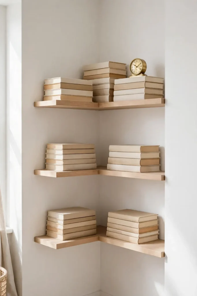 Stacked Book Display