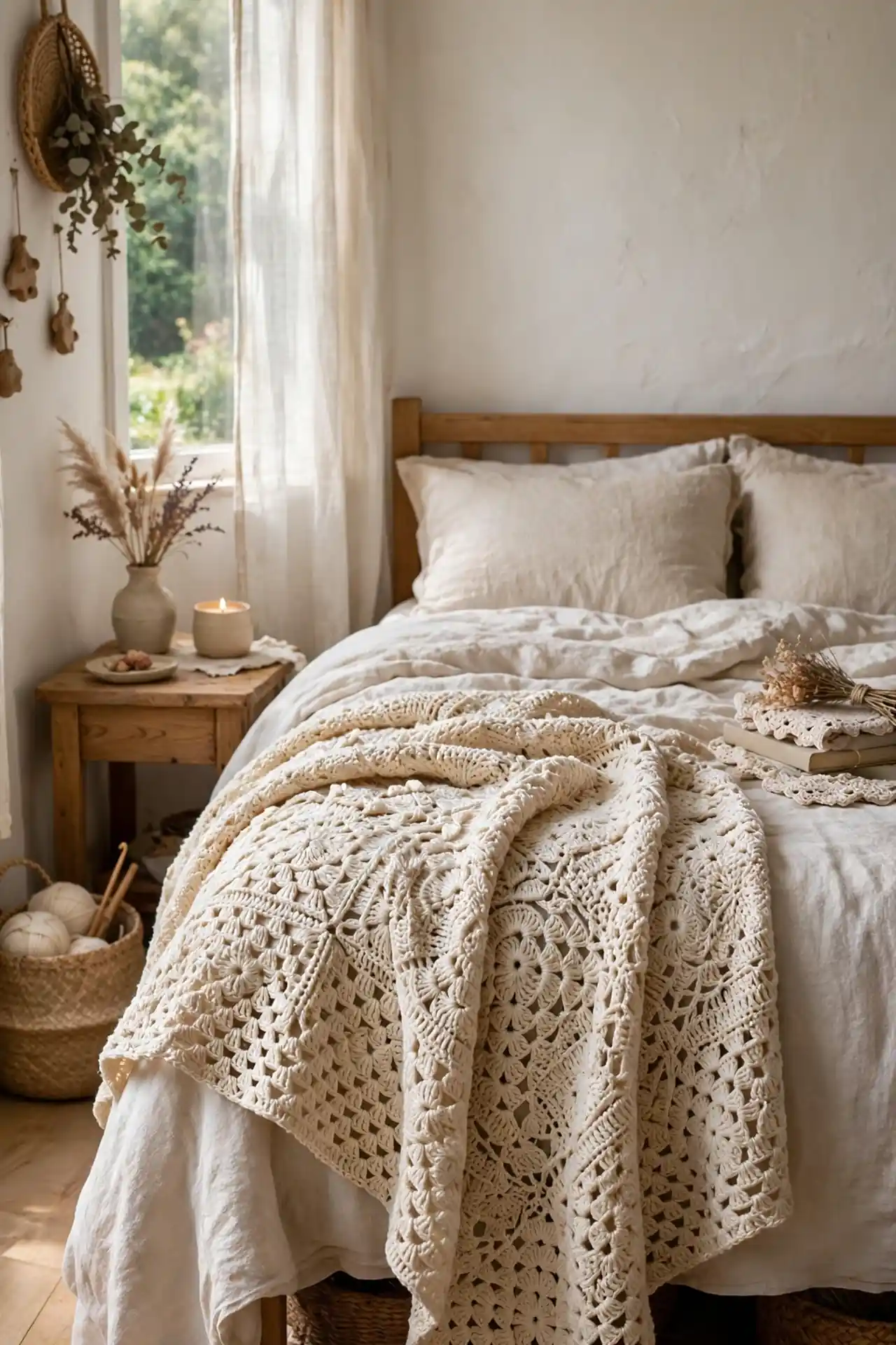Crochet Blanket Drape