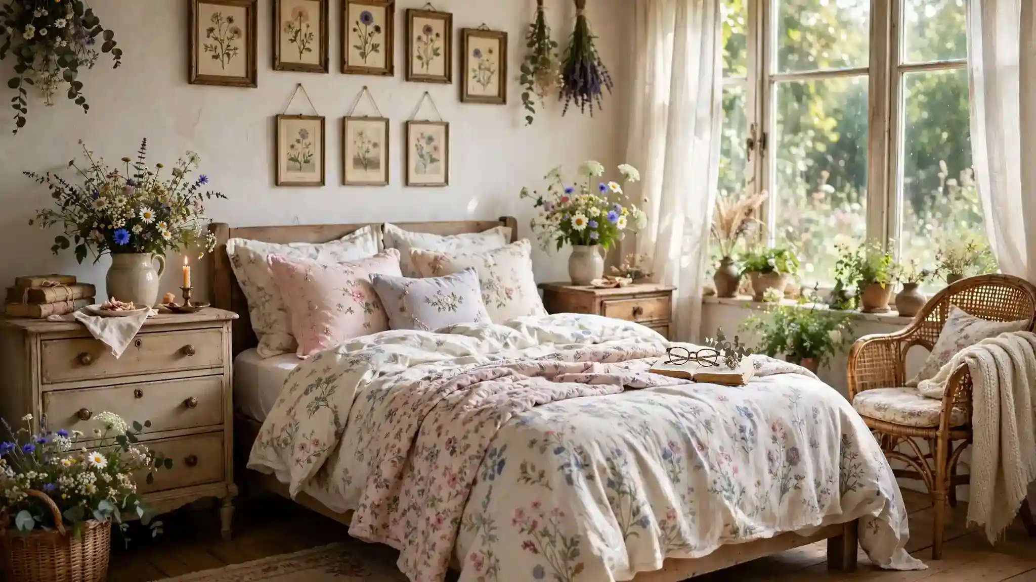 cottagecore bedroom decor ideas