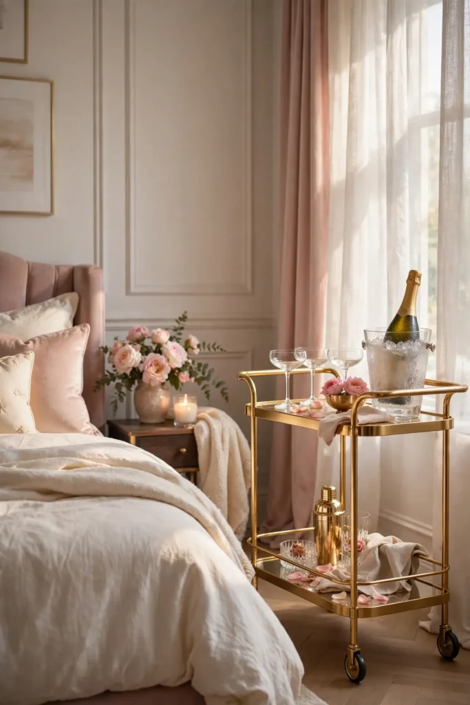 Champagne Bar Cart