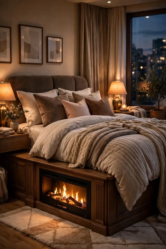 Fireplace Bedroom Feature