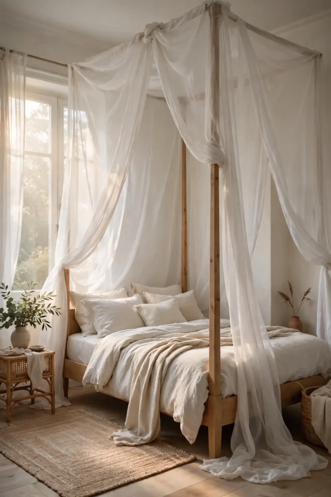 Sheer Canopy Drapes