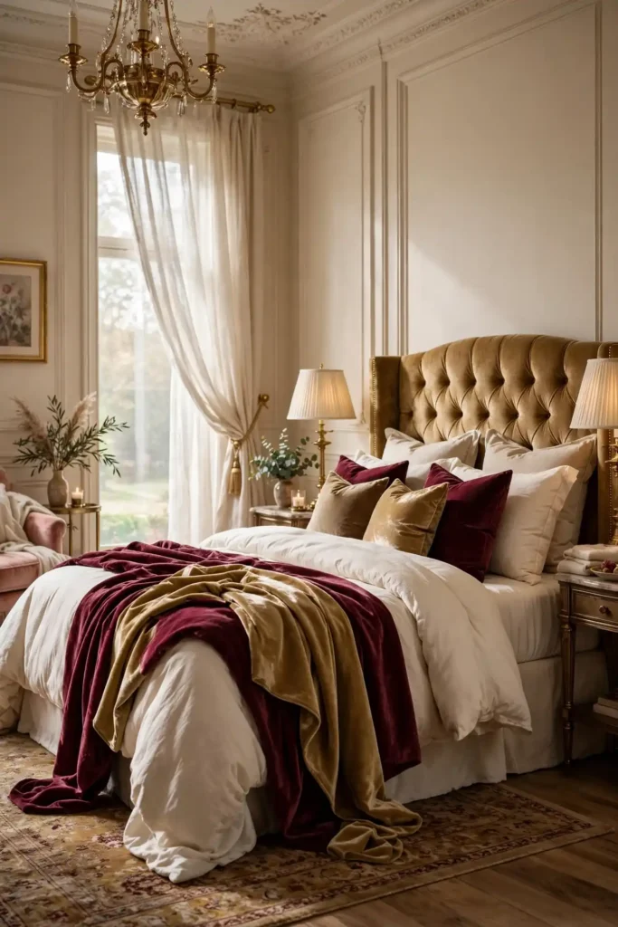Velvet Throw Layers