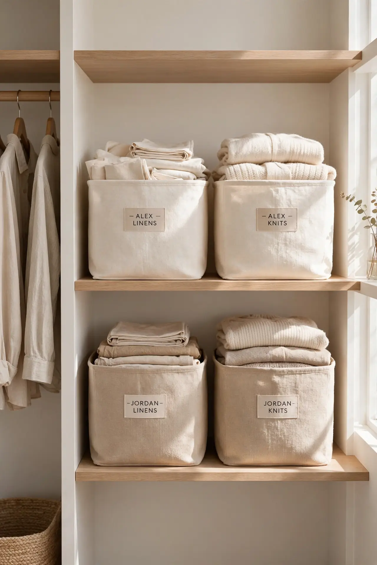Matching Linen Bins