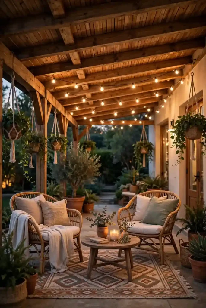 Charming covered patio ideas