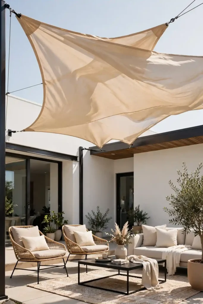 Draped Shade Sail