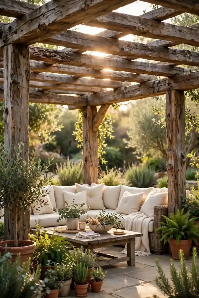 Rustic Cedar Pergola