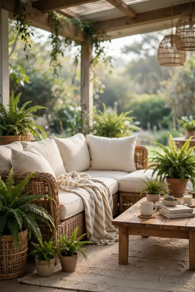 Wicker Lounge Set