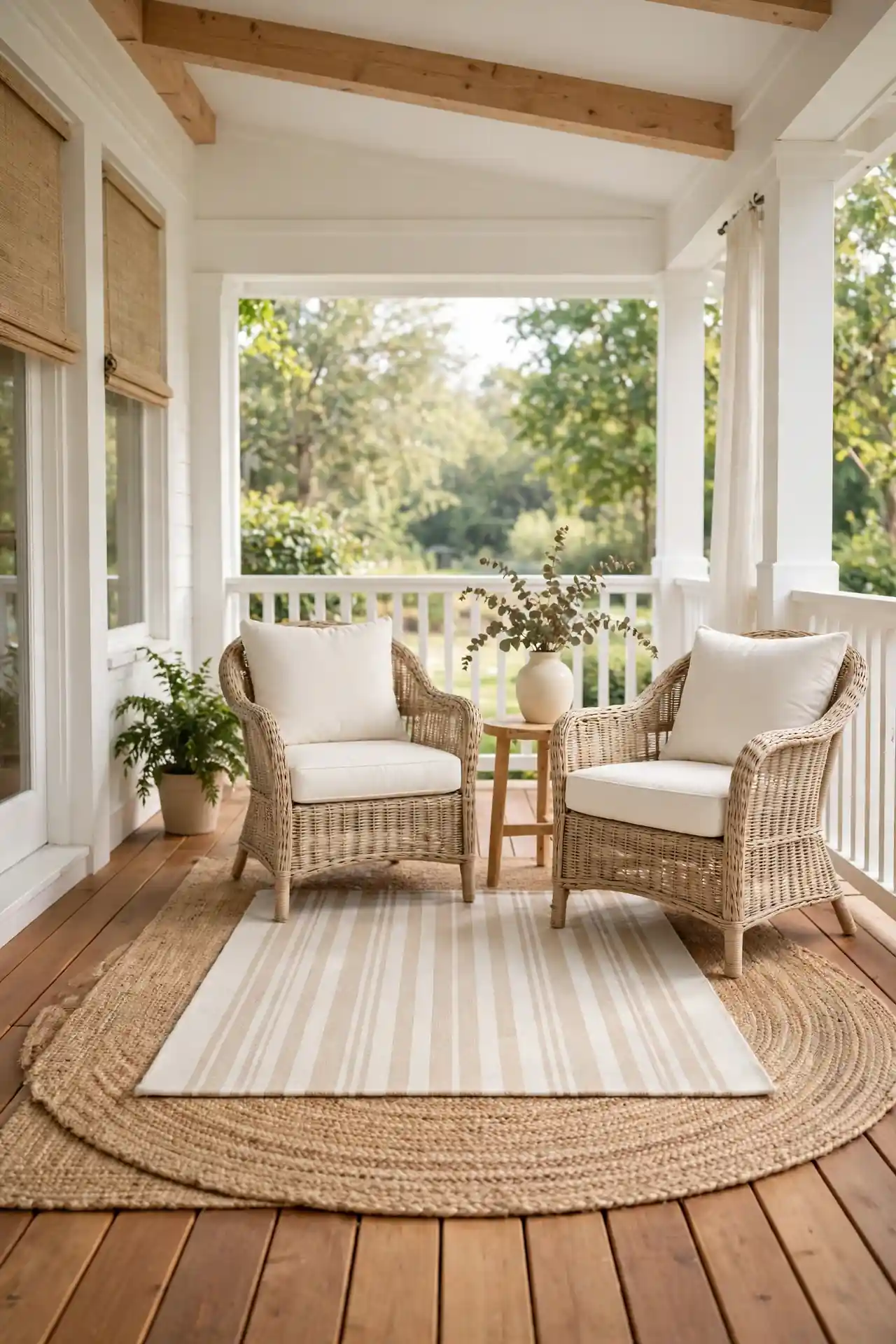 Layered Outdoor Rug