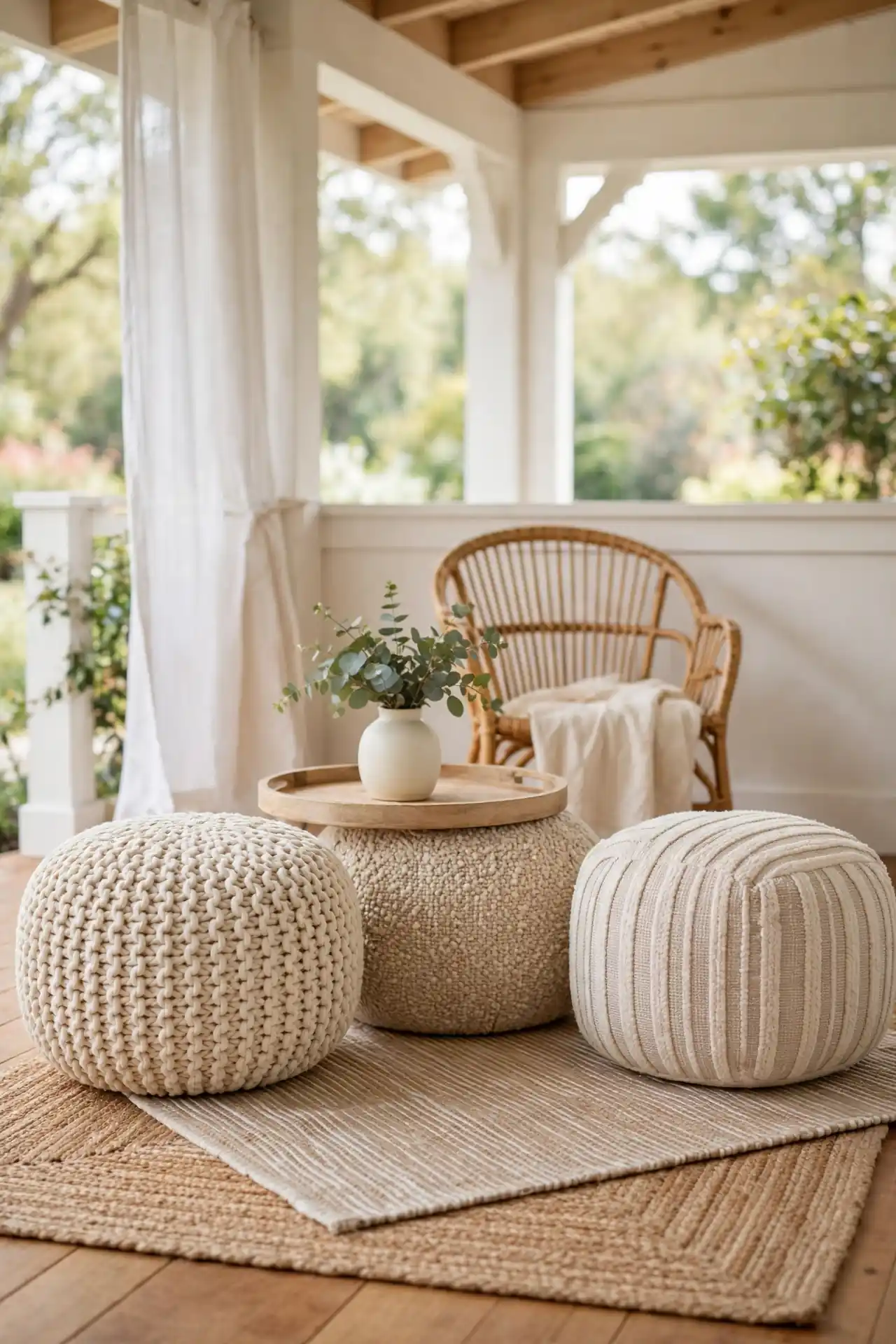 Pouf Cluster Seating