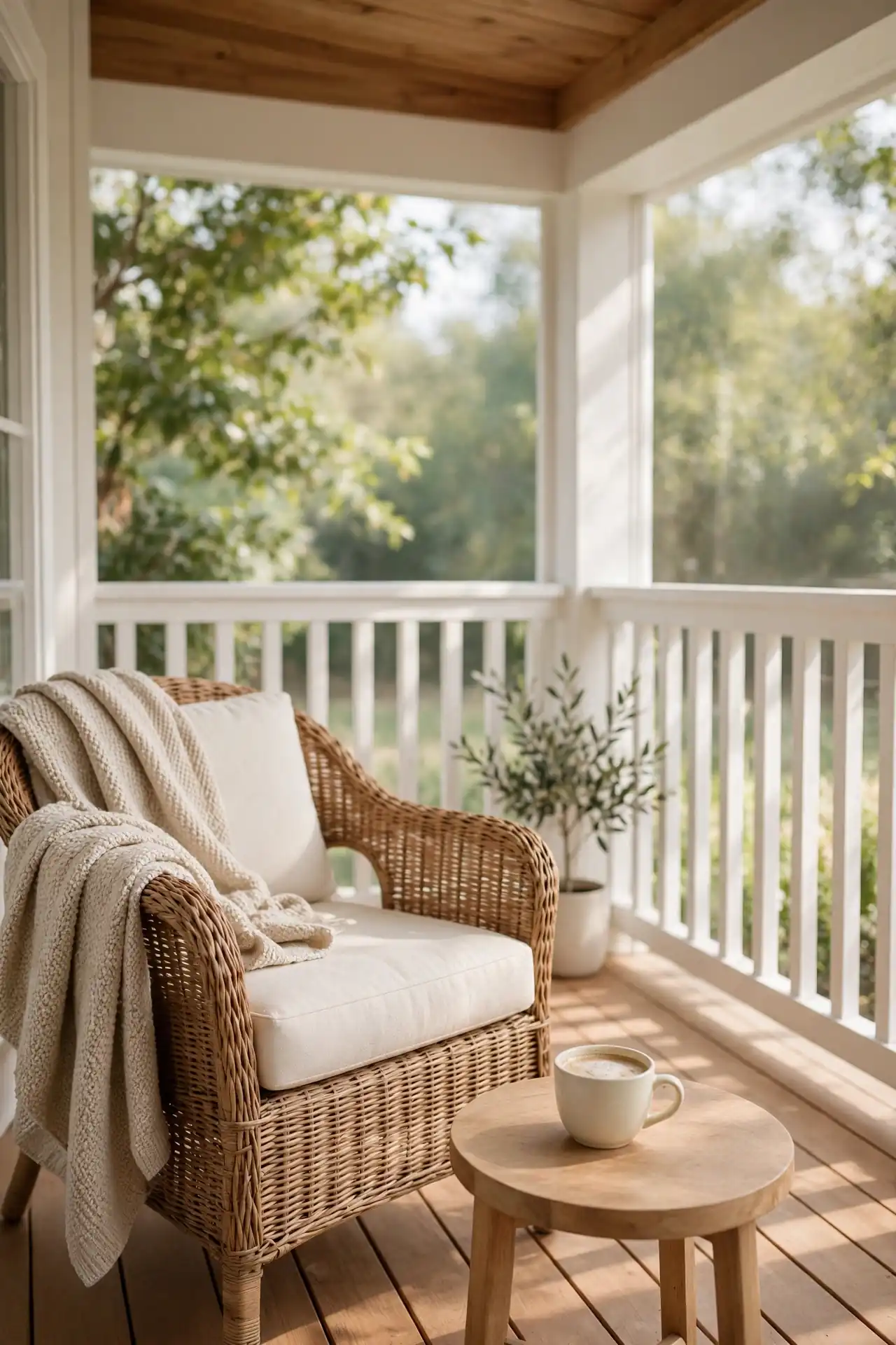 Wicker Chair Corner