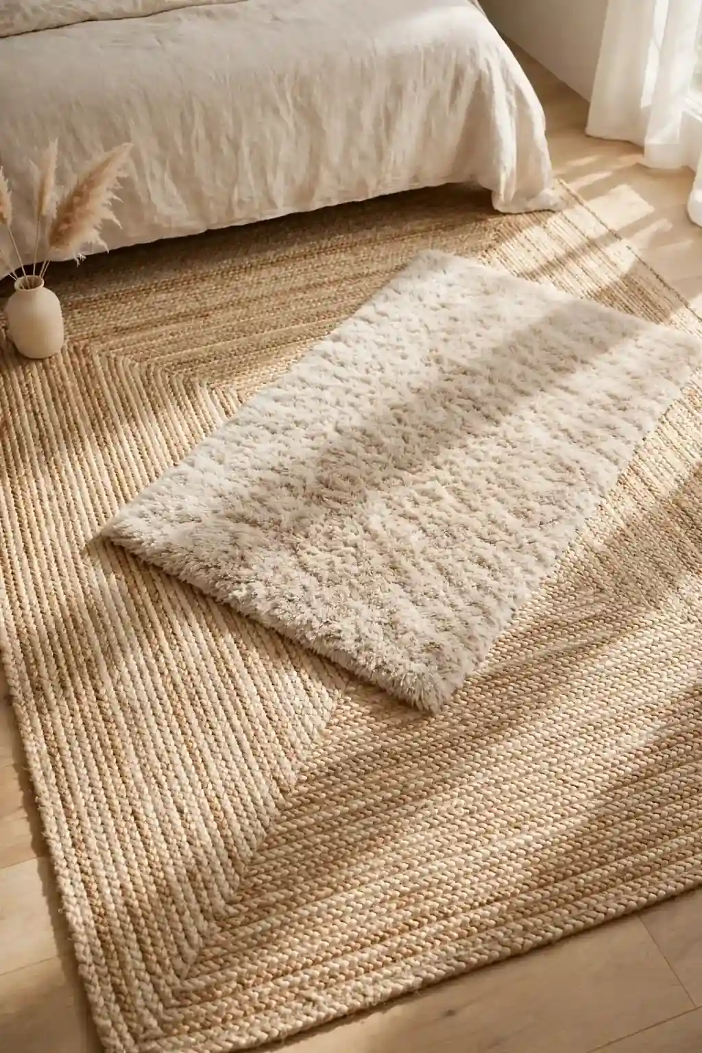 Layered Rug Look