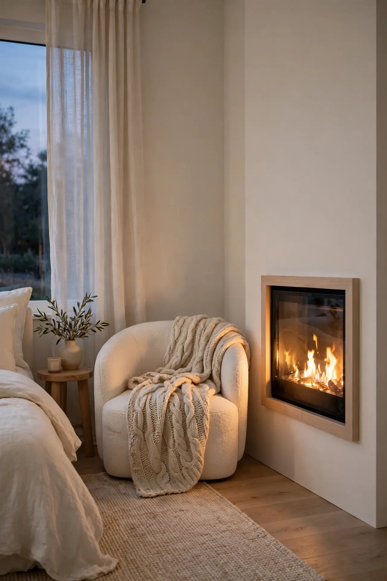 Fireplace Corner Glow