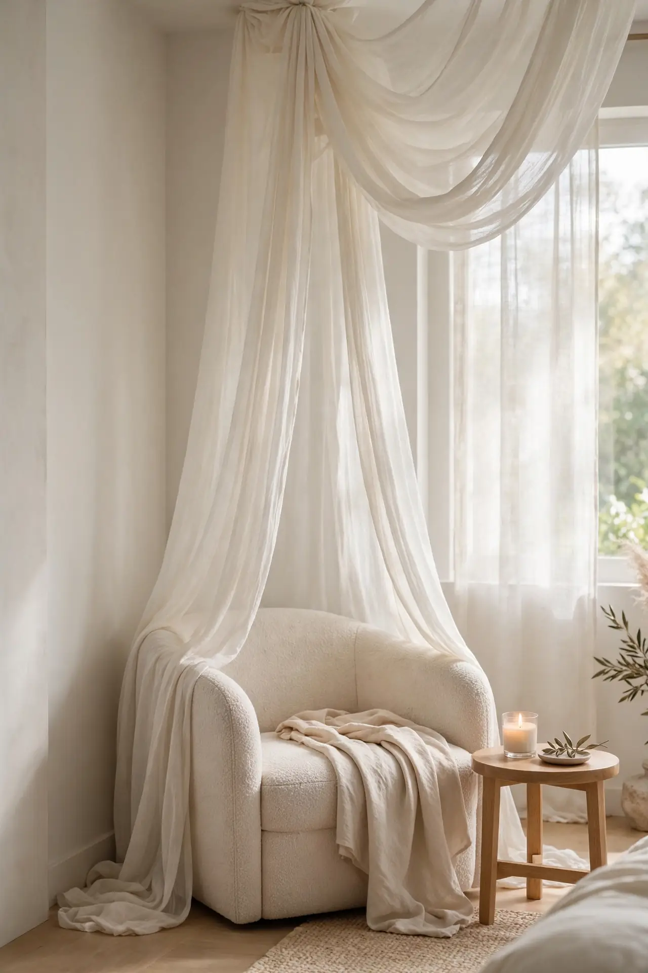 Draped Canopy Corner