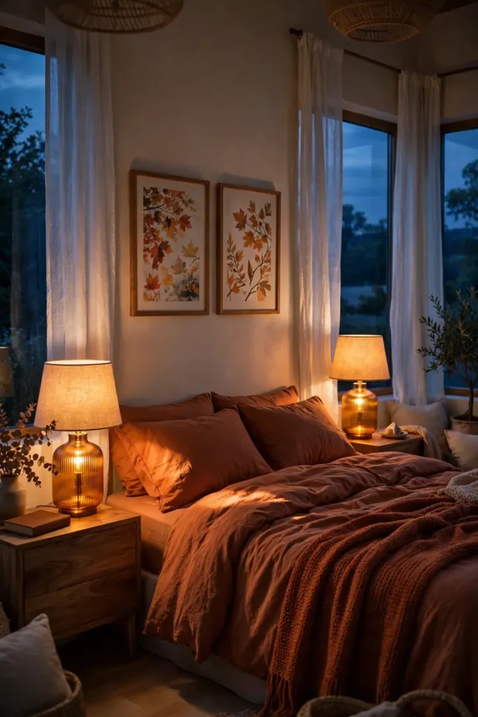 Amber Glow Lamps