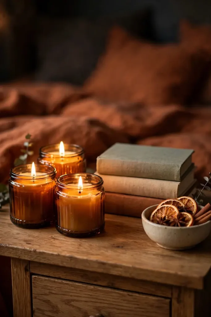 Cinnamon Candle Trio
