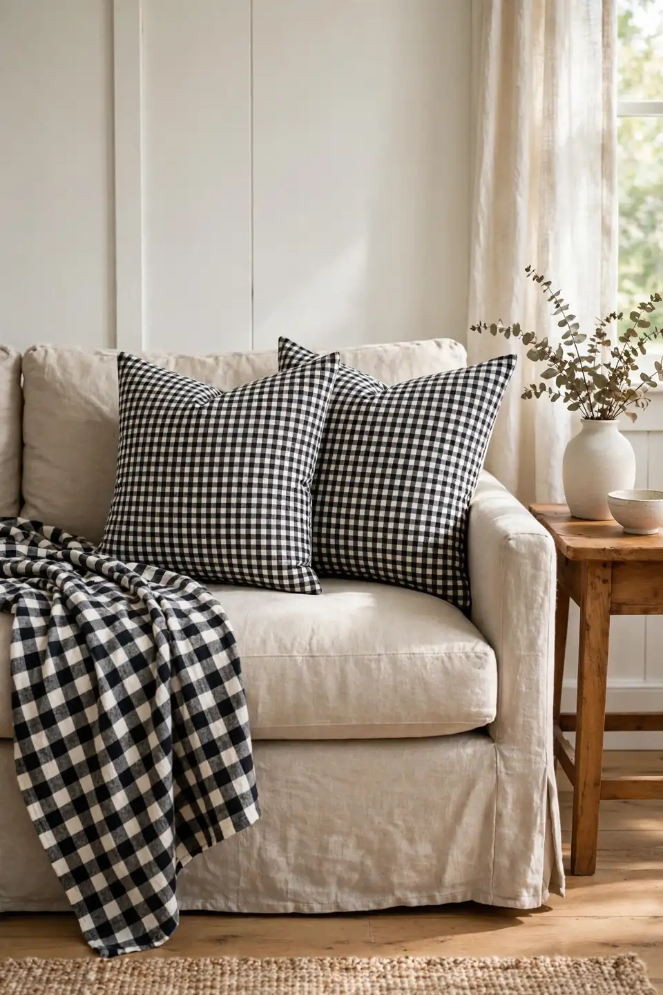 Gingham Plaid Accents