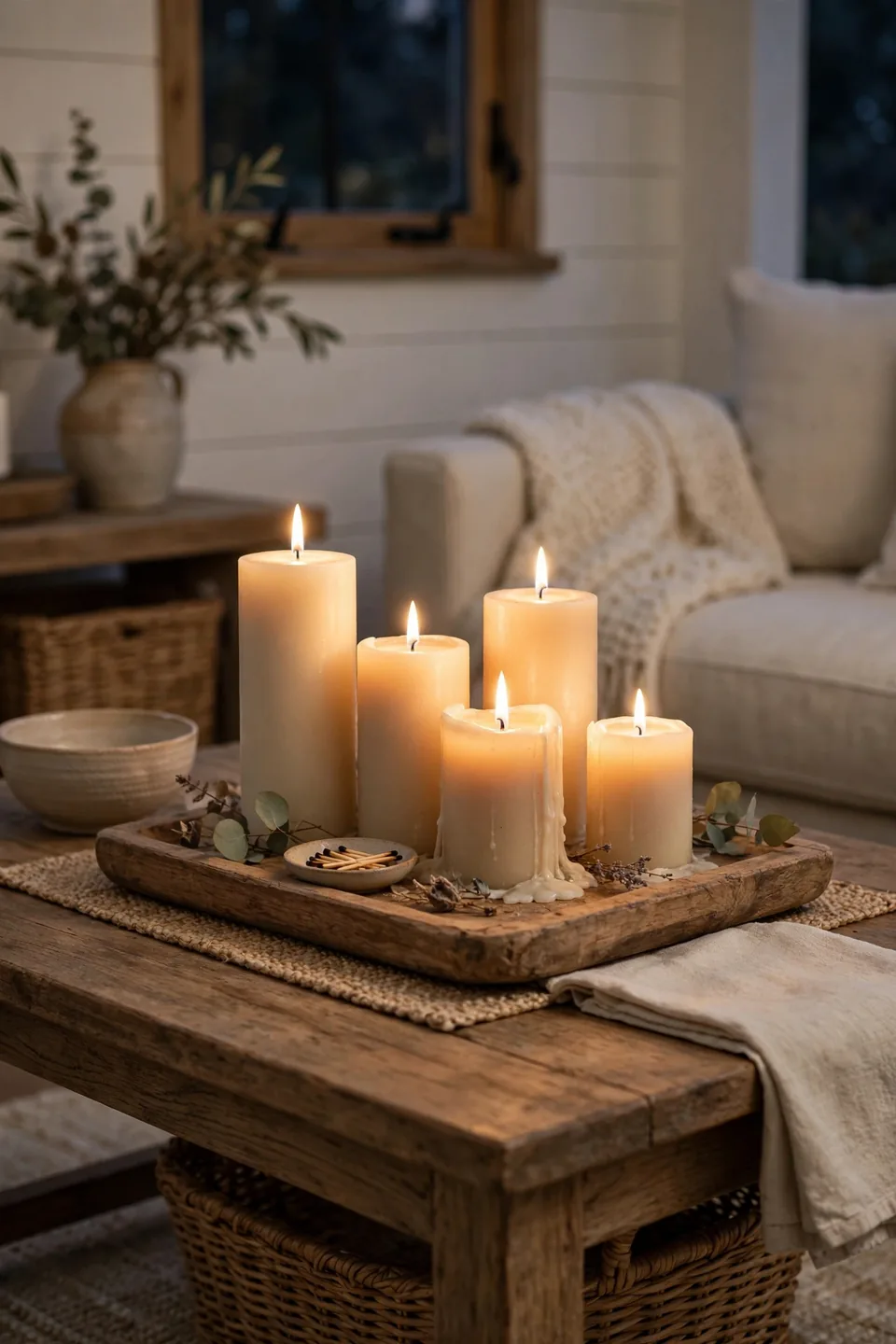 Warm Candle Clusters